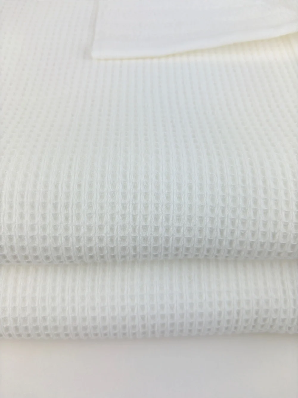 NWT 2Pc Hotel Balfour Waffle Bath Towels in Pure White Soft Cotton